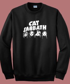 Black Sabbath Cat 80s Sweatshirt