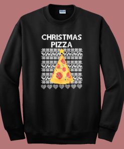Christmas Pizza Ugly Christmas Sweatshirt