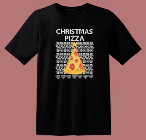 Christmas Pizza Ugly Christmas T Shirt Style
