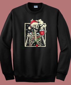 Dead Inside Skeleton Christmas Sweatshirt