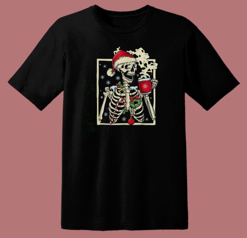 Dead Inside Skeleton Christmas T Shirt Style