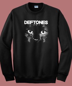 Deftones Cat Graphic Sweatshirt