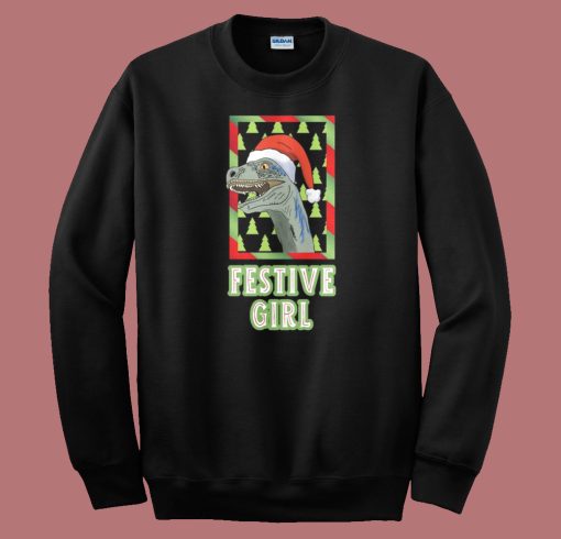 Festive Girl Chirstmas Sweatshirt