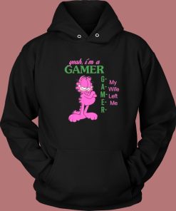 Garfield Yeah Im A Gamer Hoodie Style