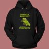 Get Off My Property Frog Hoodie Style