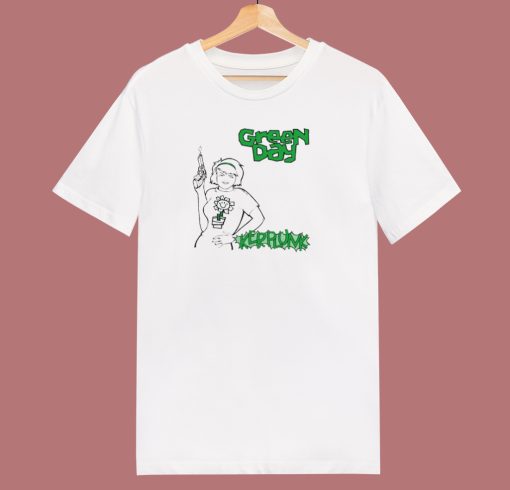 Green Day Kerplunk 80s T Shirt Style