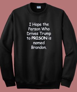 I Hope The Person Who Drives Trump Sweatshirt