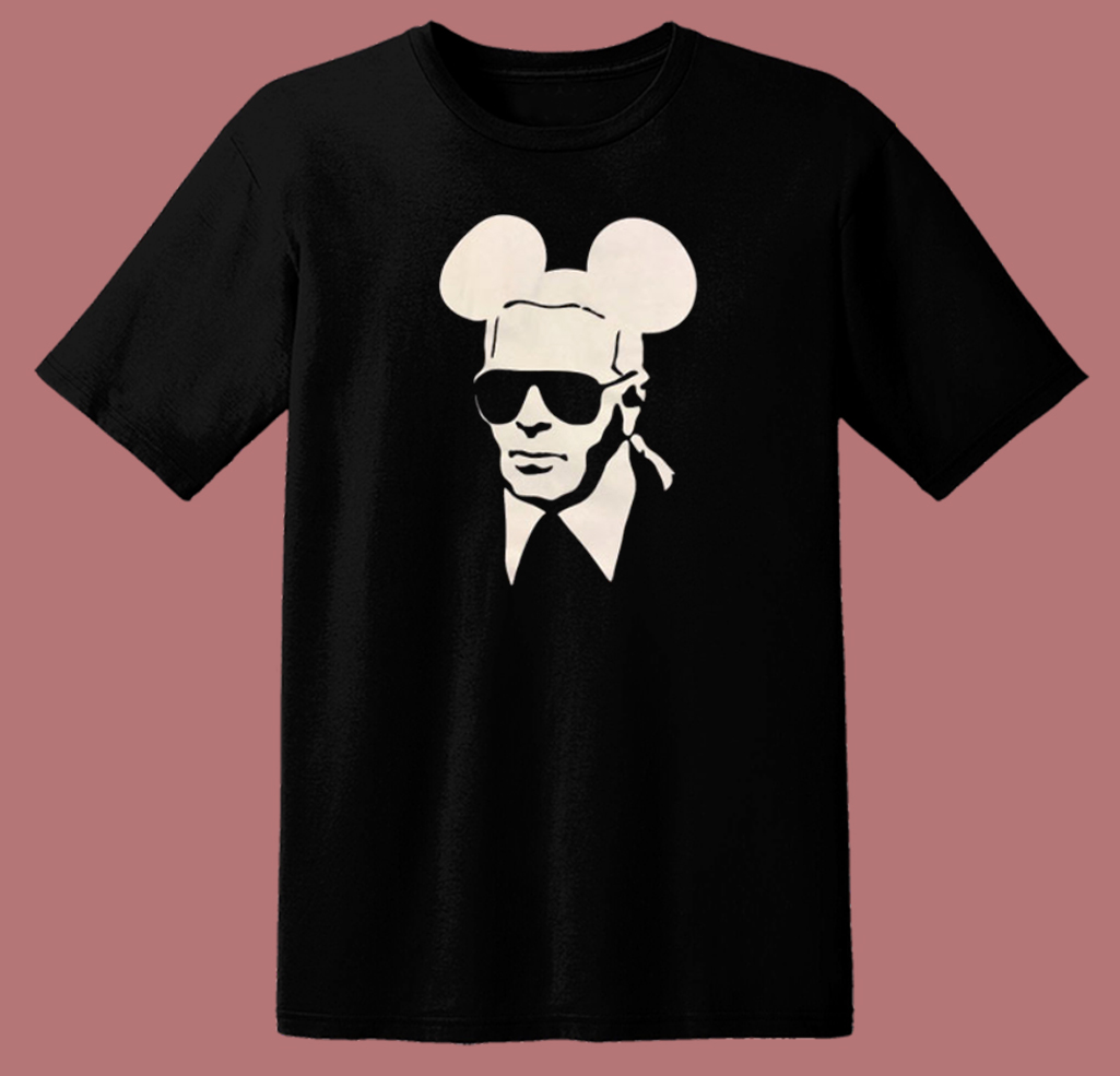 tragedie passen ontmoeten Karl Lagerfeld Mickey Mouse T Shirt Style | Mpcteehouse.com