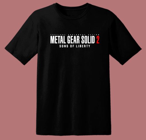 Metal Gear Solid 2 T Shirt Style