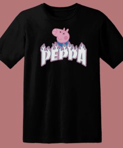 Peppa Pig Flame T Shirt Style