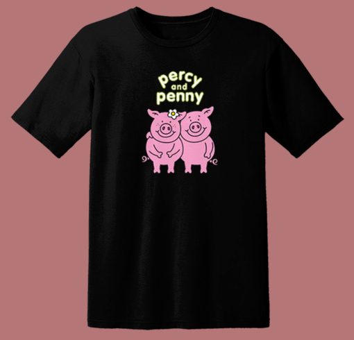 Percy Pig And Penny Funny T Shirt Style