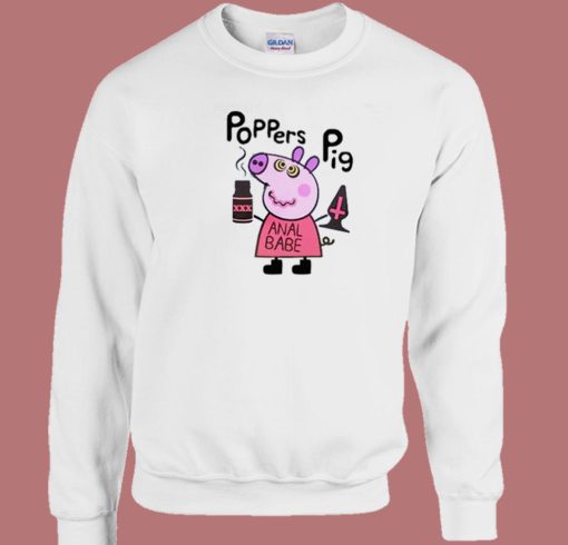 Poppers Pig Queer Gay Sweatshirt