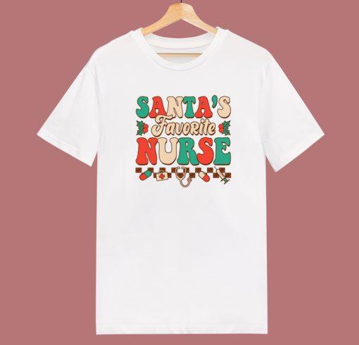 Santa Favorite Nurse T Shirt Style