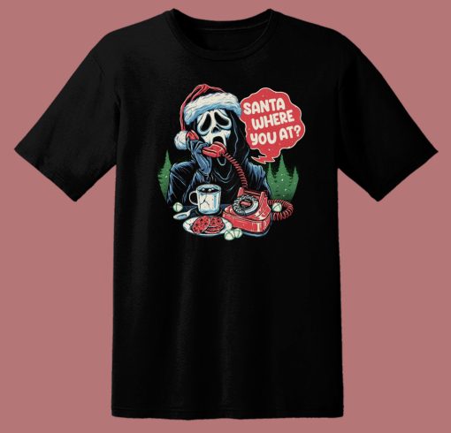 Satan Calling Santa T Shirt Style