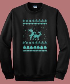 Sexing Reindeer Ugly Christmas Sweatshirt