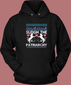 Sleigh The Patriarchy Christmas Hoodie Style