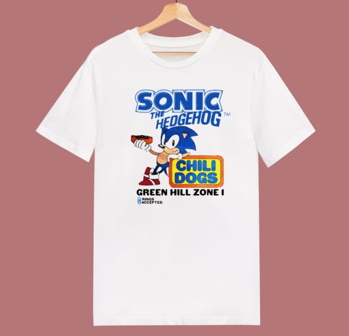 Sonic The Hedgehog Chili Dog T Shirt Style