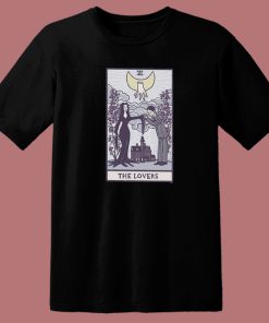 The Lovers Tarot Addams Family T Shirt Style