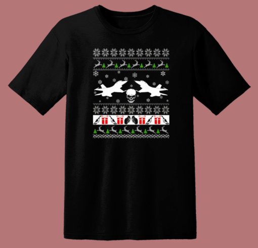 Us Army Aircraft Ugly Christmas T Shirt Style