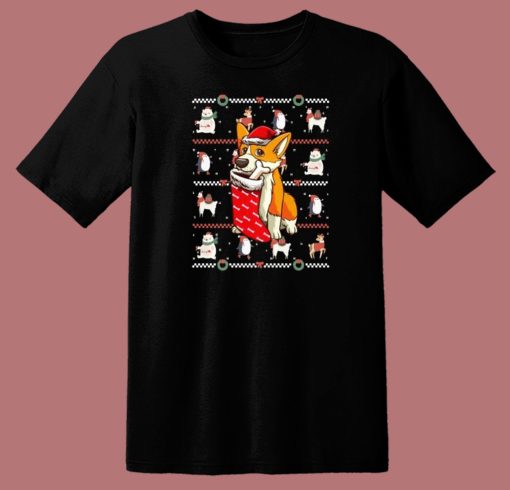 Welsh Corgi Dog Ugly Christmas T Shirt Style