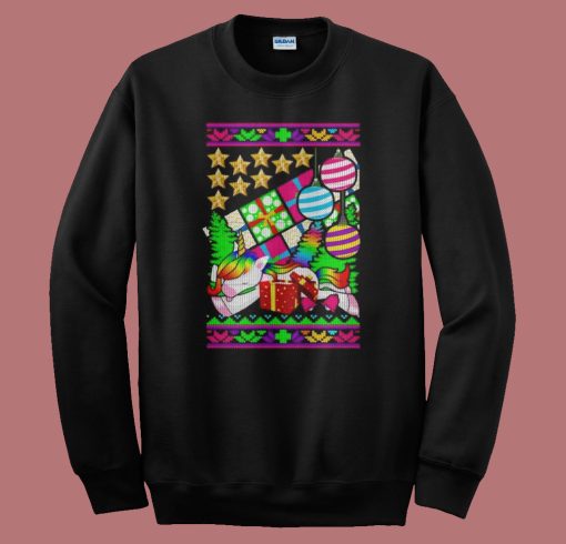 Unicorn Funny Merry Christmas Sweatshirt