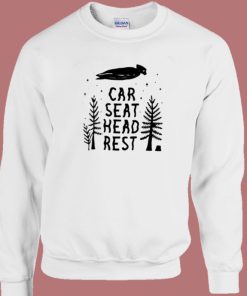 Car Seat Headrest Velvet Flocked Sweatshirt
