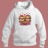 Cute Sloth Heart Valentines Day Hoodie Style