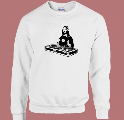 DJ Mona Lisa Funny Sweatshirt
