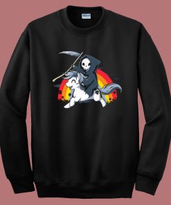 Death Is Magic Unicorn Rainbow Sweatshirt