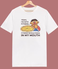 Fitness Whole Pizza In My Mouth T Shirt Style