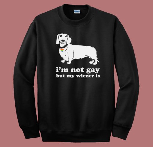 Im Not Gay But My Wiener Is Sweatshirt