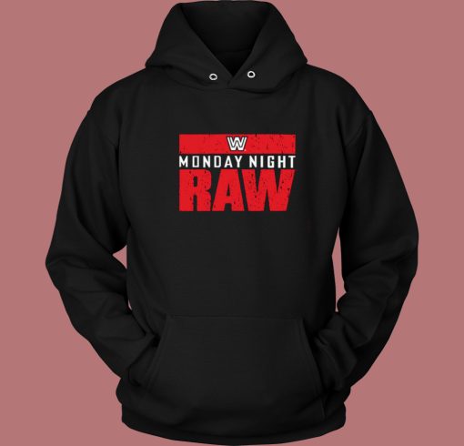 Monday Night Raw Logo Hoodie Style