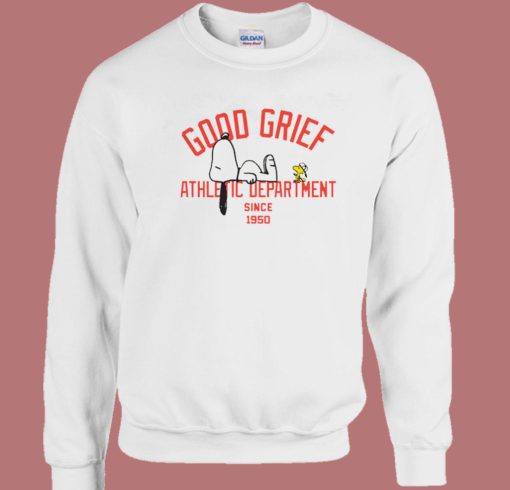 Peanuts Good Grief Athletic Department Sweatshirt