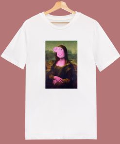 Peppa Pig Mona Lisa T Shirt Style