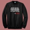 Rose Are Red People Are Fake Sweatshirt