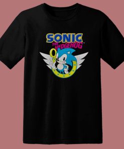 Sonic The Hedgehog Rings And Wings T Shirt Style