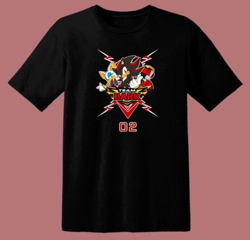 Sonic The Hedgehog Team Dark T Shirt Style