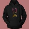 Bad Bunny Pink Logo Hoodie Style