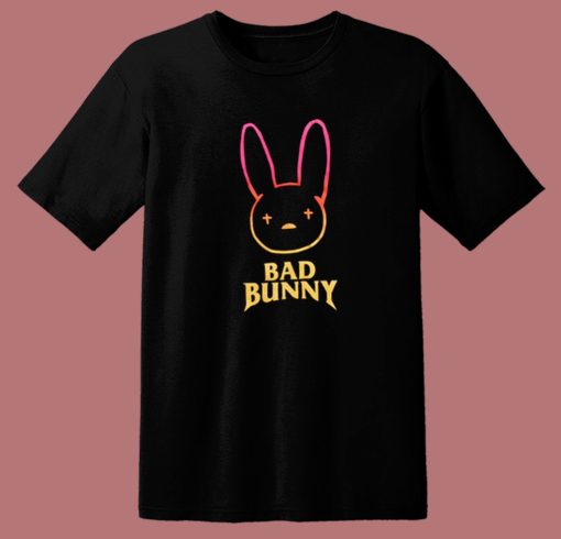 Bad Bunny Pink Logo T Shirt Style