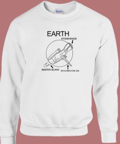 Earth Stonehenge Graphic Sweatshirt