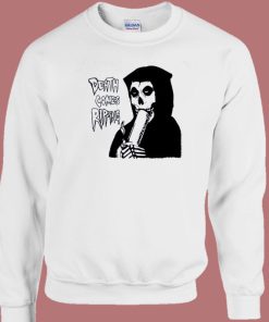 Grim Reaper Death Comes Ripping Sweatshirt