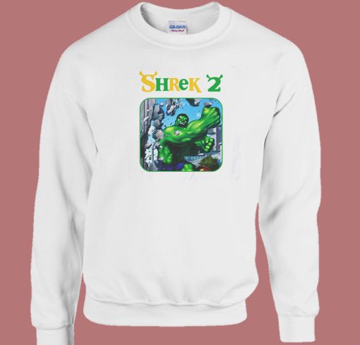 Hulk Shrek 2 Graphic Sweatshirt