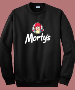 Mortys Wendys Parody Sweatshirt
