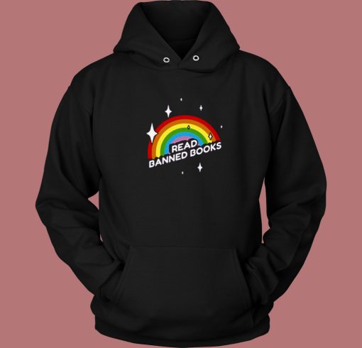 Read Banned Books Rainbow Hoodie Style