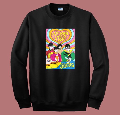 The Beatles All You Need Is Love Sweatshirt