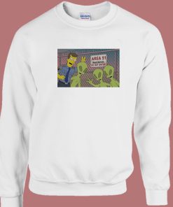 The Simpsons Area 51 Sweatshirt