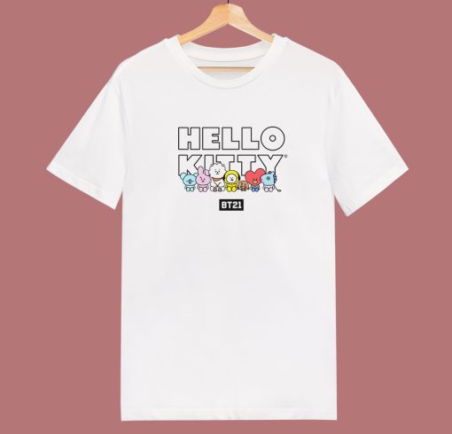 BTS BT21 Hello Kitty T Shirt Style