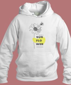 Bee On A Sunflower Funny Hoodie Style