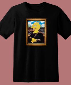 Big Bird Mona Lisa T Shirt Style