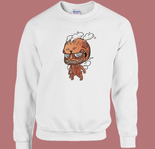 Chibi Colossal Titan Funny Sweatshirt